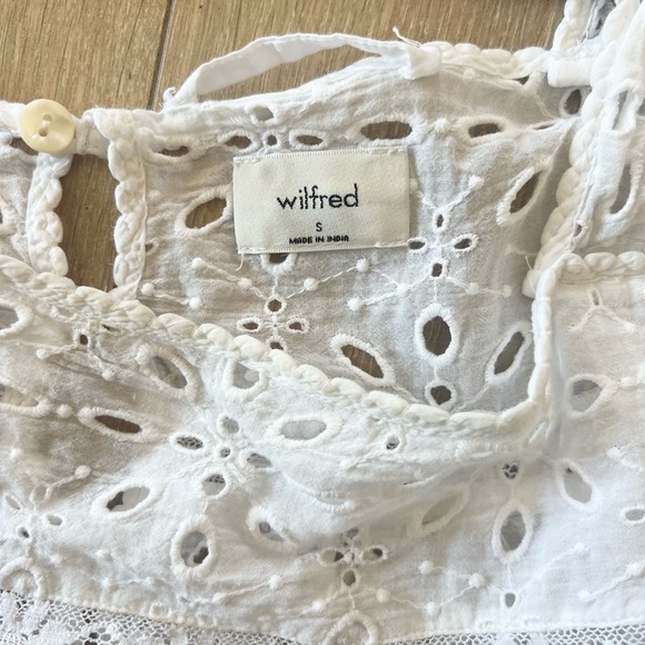 White Wilfred Leonore Blouse | Aritzia - Picture 6 of 6